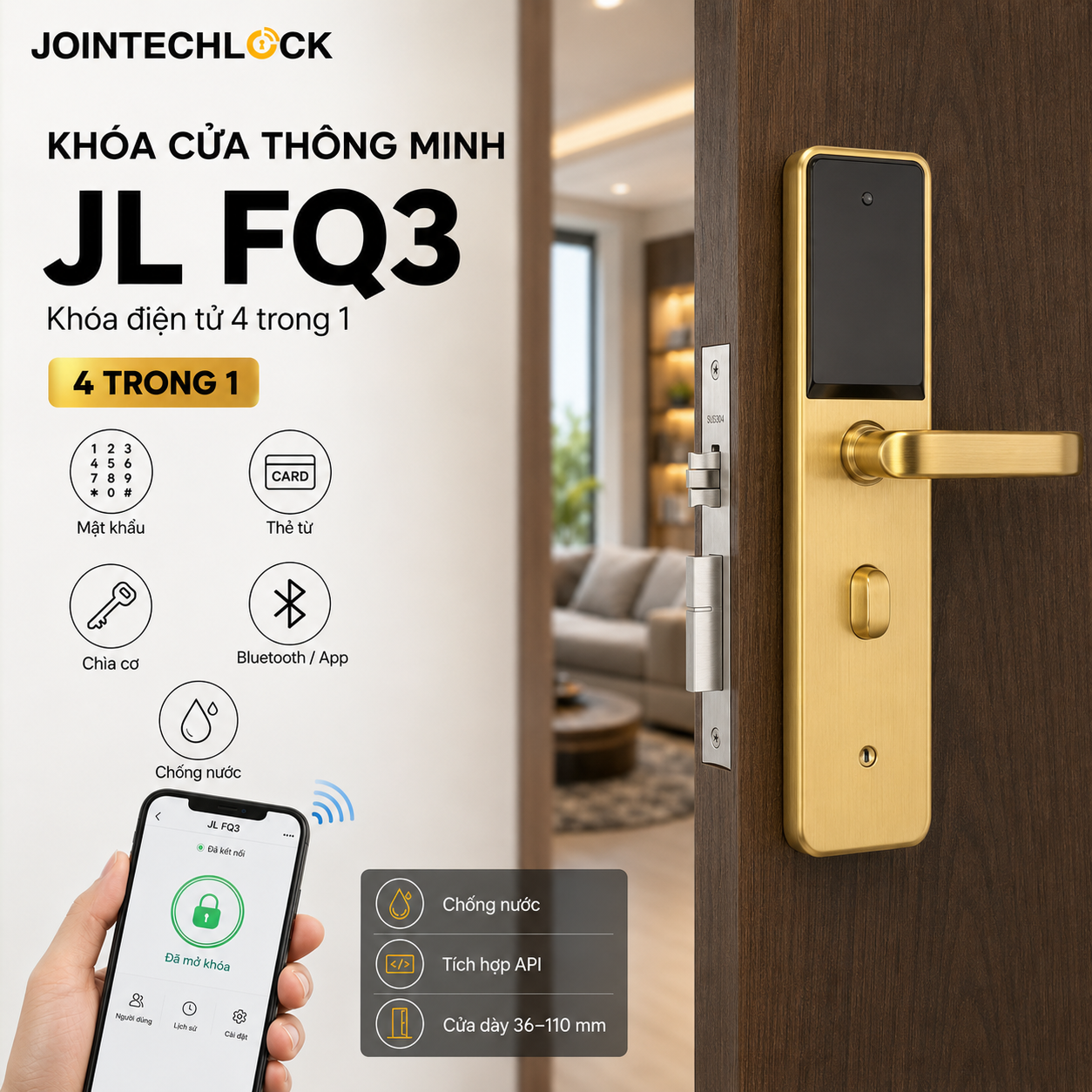 Khóa cửa điện tử Jointechlock JL FQ3