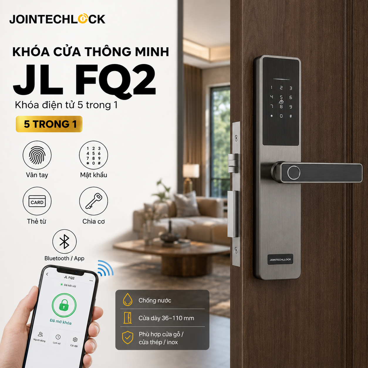 Khóa cửa điện tử Jointechlock JL FQ2