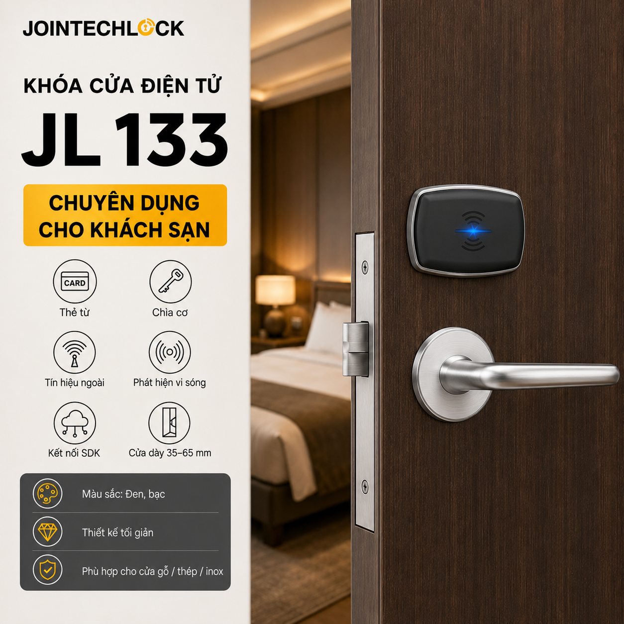 Khóa cửa điện tử Jointechlock JL 133