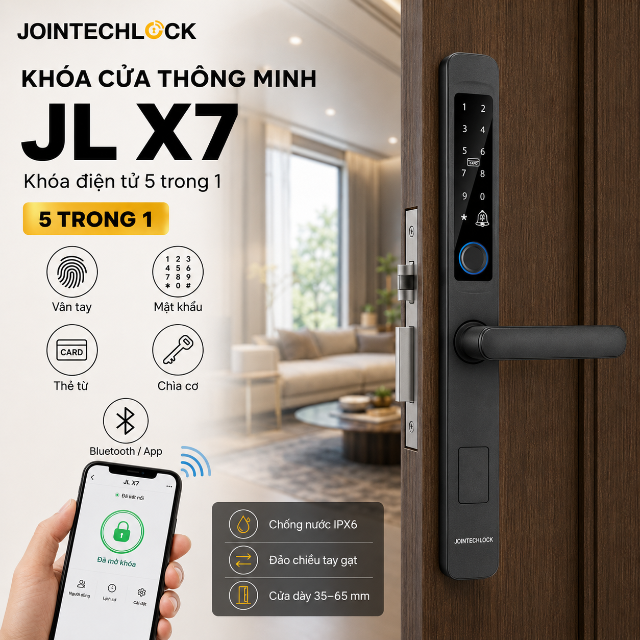 Khóa cửa điện tử Jointechlock JL X7